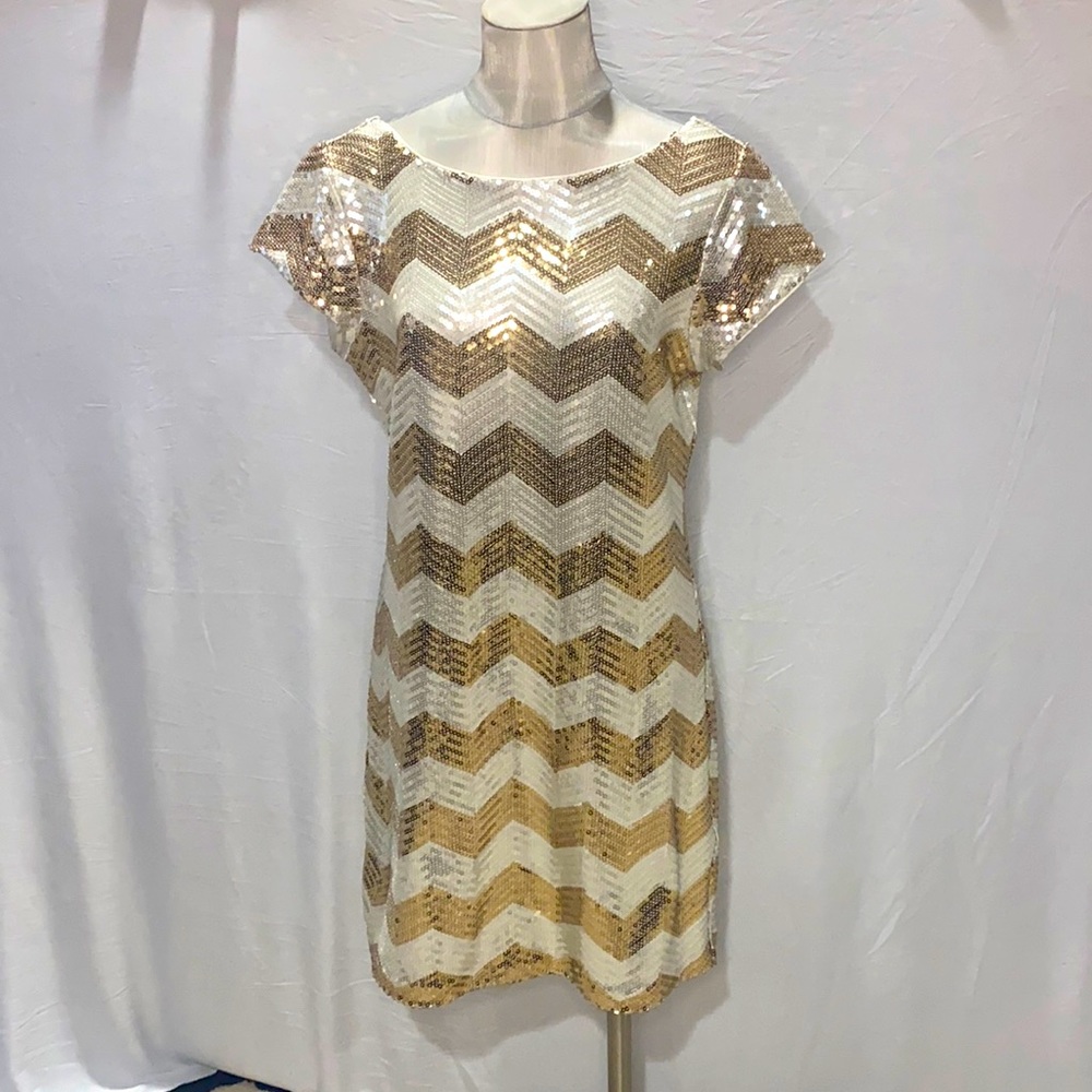 White House Black Market Sequin Dress (L)